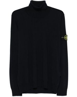Stone Island Compass-Badge Jumper - Black