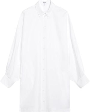 Loewe Abito Camicia - Bianco