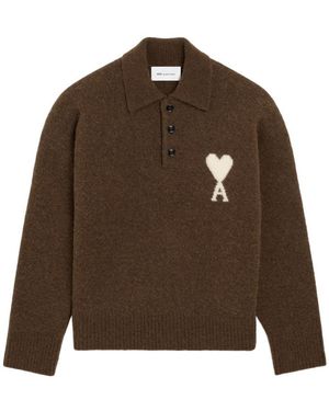 Ami Paris Maglione - Marrone