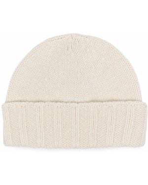 Drumohr Cashmere Hat - Natural