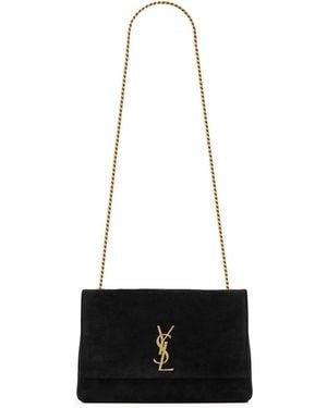 Saint Laurent Borsa Kate Media - Bianco