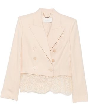 Zimmermann Valiant Wool Blazer Jacket - Natural