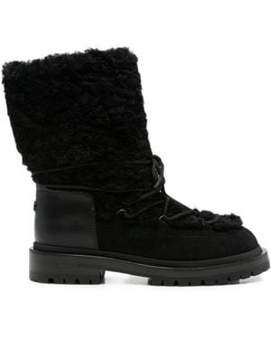 Sergio Rossi Leather Boots - Black