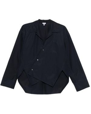Loewe Cotton Asymmetric Shirt - Blue