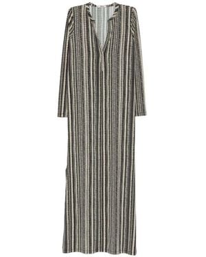 Siyu Baez Kaftan Dress - Grey