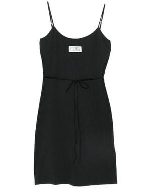 MM6 by Maison Margiela Cotton Mini Dress - Black