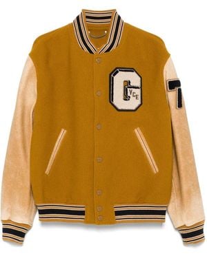 Golden Goose Wool And Leather Bomber Jacket - Metallic