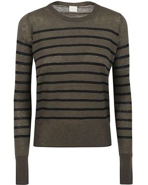 C.t. Plage Wool Striped Jumper - Grey