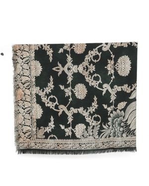 Pierre Louis Mascia Printed Silk Scarf - Black