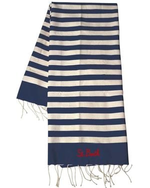 MC2 Saint Barth Foutas Beach Towel - Blue