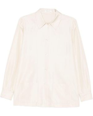 The Row Lucetta Silk Shirt - White