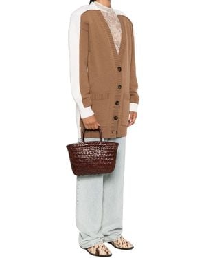 Dragon Diffusion Mini Flat Gora Tote Bag By - Brown