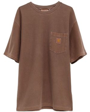 Carhartt Cotton T-Shirt - Brown