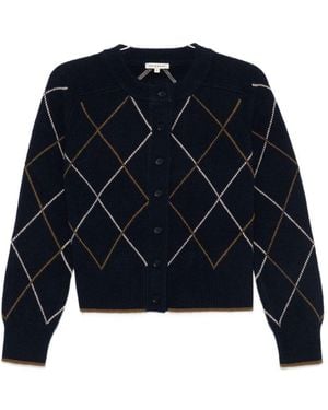 Moismont Auguste Wool Cardigan - Blue