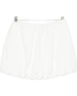 DUNST Cotton Mini Skirt - White