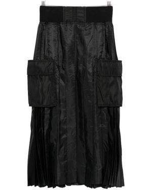 Sacai Gonna Lunga - Nero