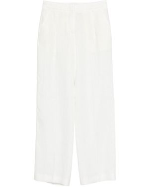 Lardini Linen Trousers - White
