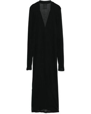 Semicouture Cardigan Lungo Licia- Donna - Nero