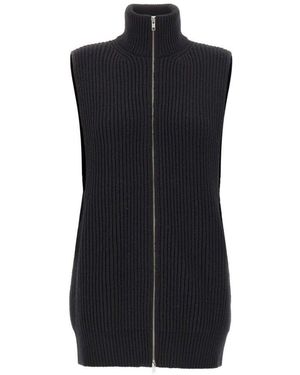 MM6 by Maison Margiela Wool Vest - Black