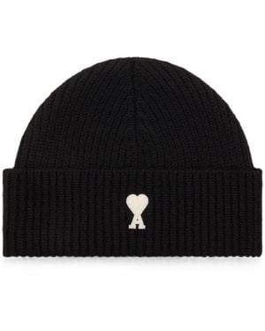 Ami Paris Beanie - Nero