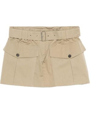 IRO Inoa Cotton Blend Skirt - Natural