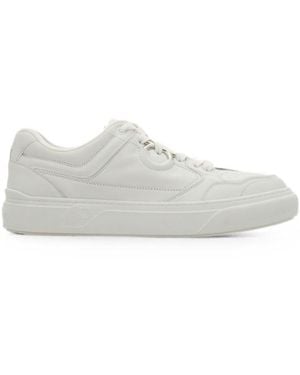 Ferragamo Leather Trainers - White