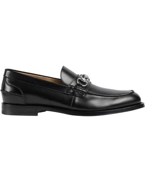 Gucci Leather Loafers - Black