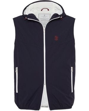 Brunello Cucinelli Water-Resistant Vest - Blue