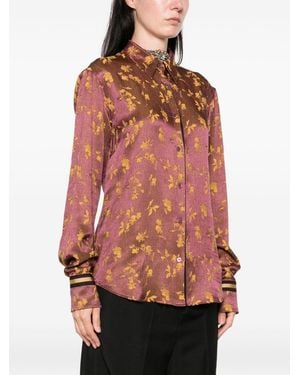 Dries Van Noten Chloris Printed Shirt - Red