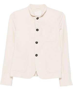 Circolo 1901 Cotton Slim Fit Jacket - White