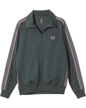 Needles Zip-Up Sweatshirt - Grey