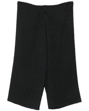 The Row Omero Silk Trousers - Black