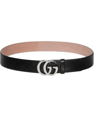 Gucci Marmont Belt - White