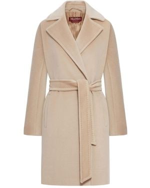 Max Mara Wool Coat - Natural