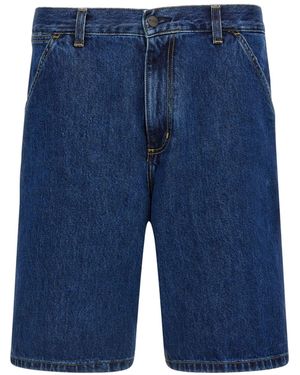 Carhartt Denim Cotton Shorts - Blue