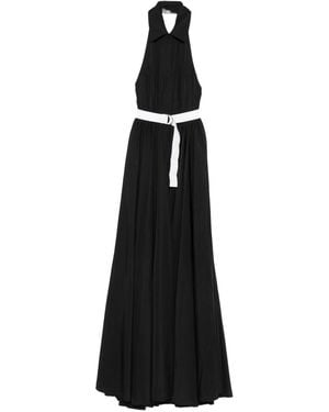 Norma Kamali Sleeveless Long Dress - Black