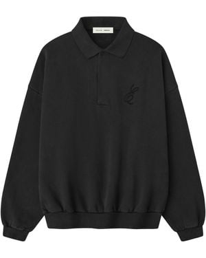 Essentials Classic Fleece Polo - Black