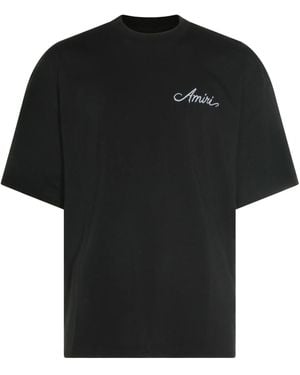 Amiri T-Shirt With Logo - Black
