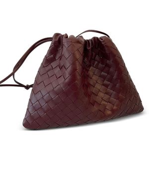 Bottega Veneta Leahter Medium Dustbag - Red