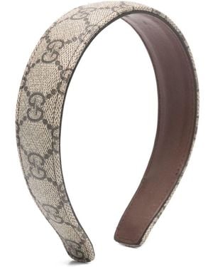 Gucci Gg Canvas Headband - White