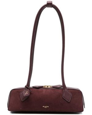 Alaïa Le Teckel Small Leather Shoulder Bag - Brown