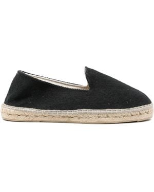 Manebí Coarse Flat Espadrilles - Black