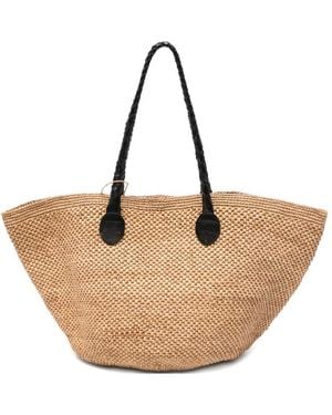 Sovani X Dragon Diffusion Brunella Straw Tote - Natural