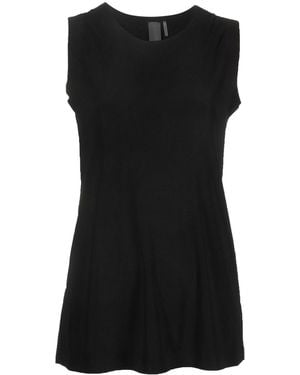 Norma Kamali Jersey Knit Sleeveless Tank Top - Black