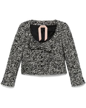 N°21 Bouclé Jacket - Black