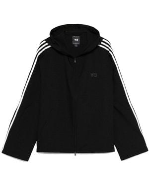 Y-3 Logo Zipped Blouson Jacket - Black