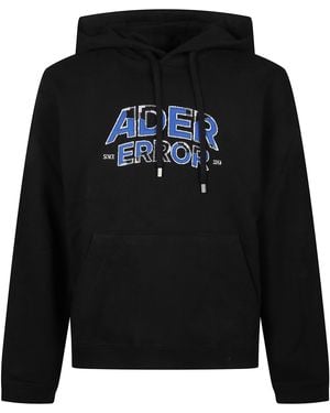 Adererror Hoodie Sweatshirt With Logo - Black