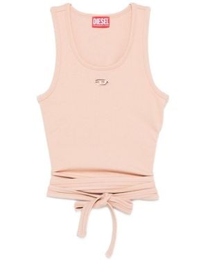 DIESEL Cotton Tank Top - Pink
