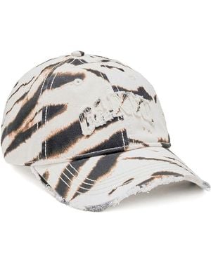 Ganni Organic Cotton Baseball Cap - White