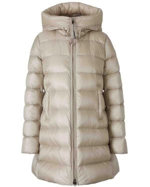Moncler Suyenne Midi Down Jacket - Natural